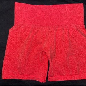 NVGTN Pro Seamless Shorts - XS Candy Apple Red
